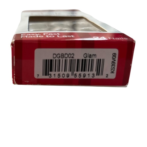 Kiss Nails Matte Black Leopard Pink Gel Press On NIB - Picture 5 of 5